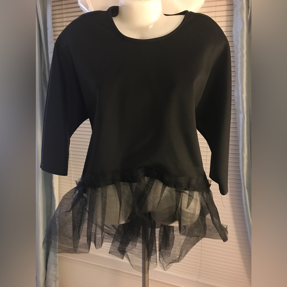 Plus Size Tulle Dress Top